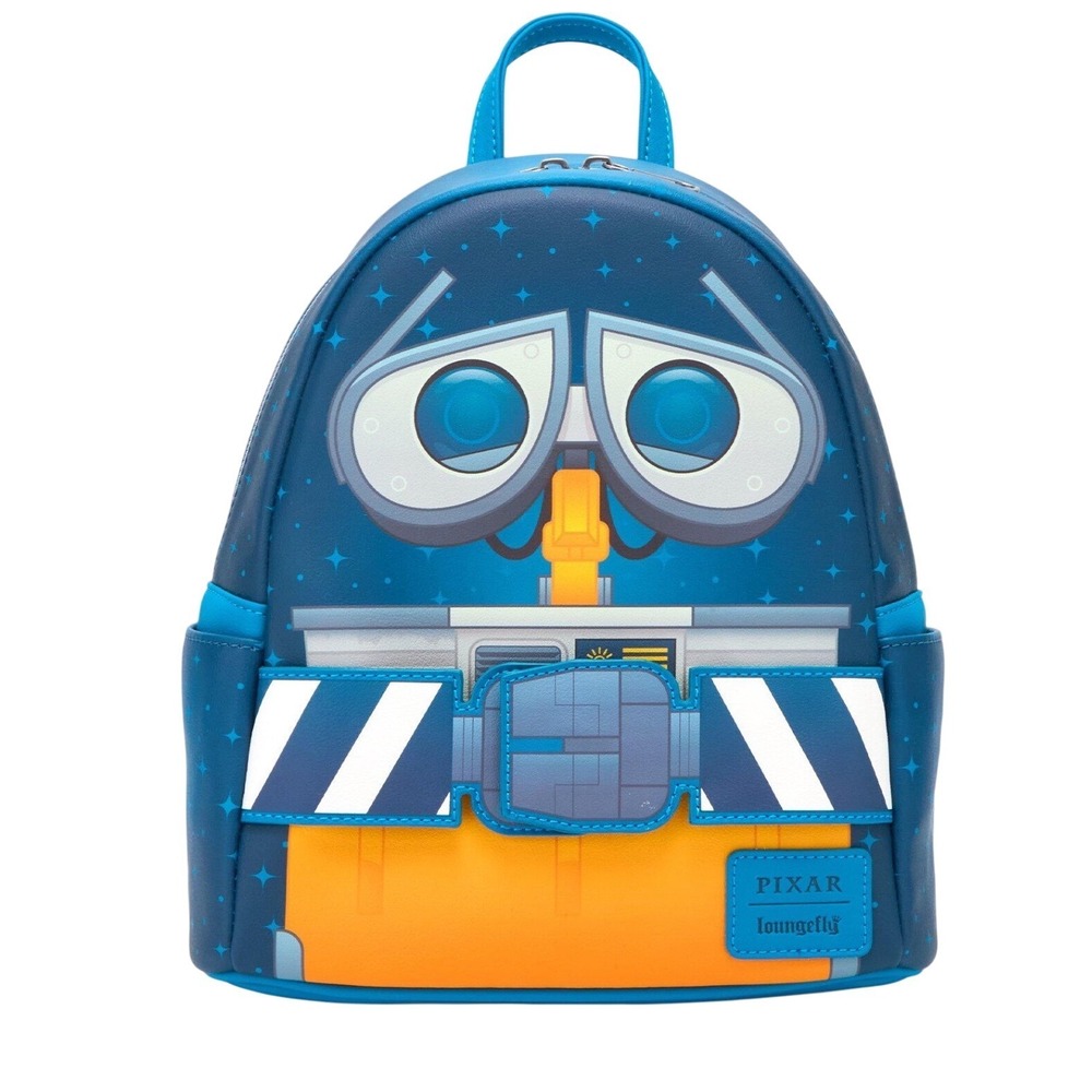 Loungefly Pixar Wall-E Mini Backpack Blue Disney‎ Robot Bag NWT
